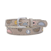 Gürtel-Halbkreise und Kreise-Nieten - Fox by Ren